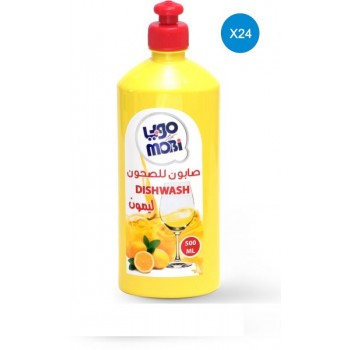 موبي صابون سائل منظف صحون برائحة الليمون - 500مل